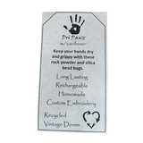 LG Square Dri Pawz - Recycled Vintage Denim w/Custom Embroidery