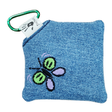 LG Square Dri Pawz - Recycled Vintage Denim w/Custom Embroidery