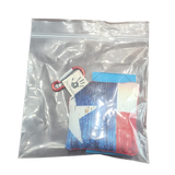 Texas Flag Square Dri Pawz with small red carabiner - 3.25"