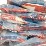 Texas Flag Square Dri Pawz with small red carabiner - 3.25"